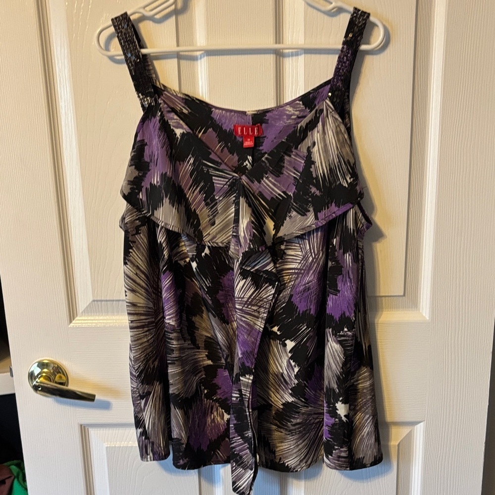 Sequin Strap Blouse